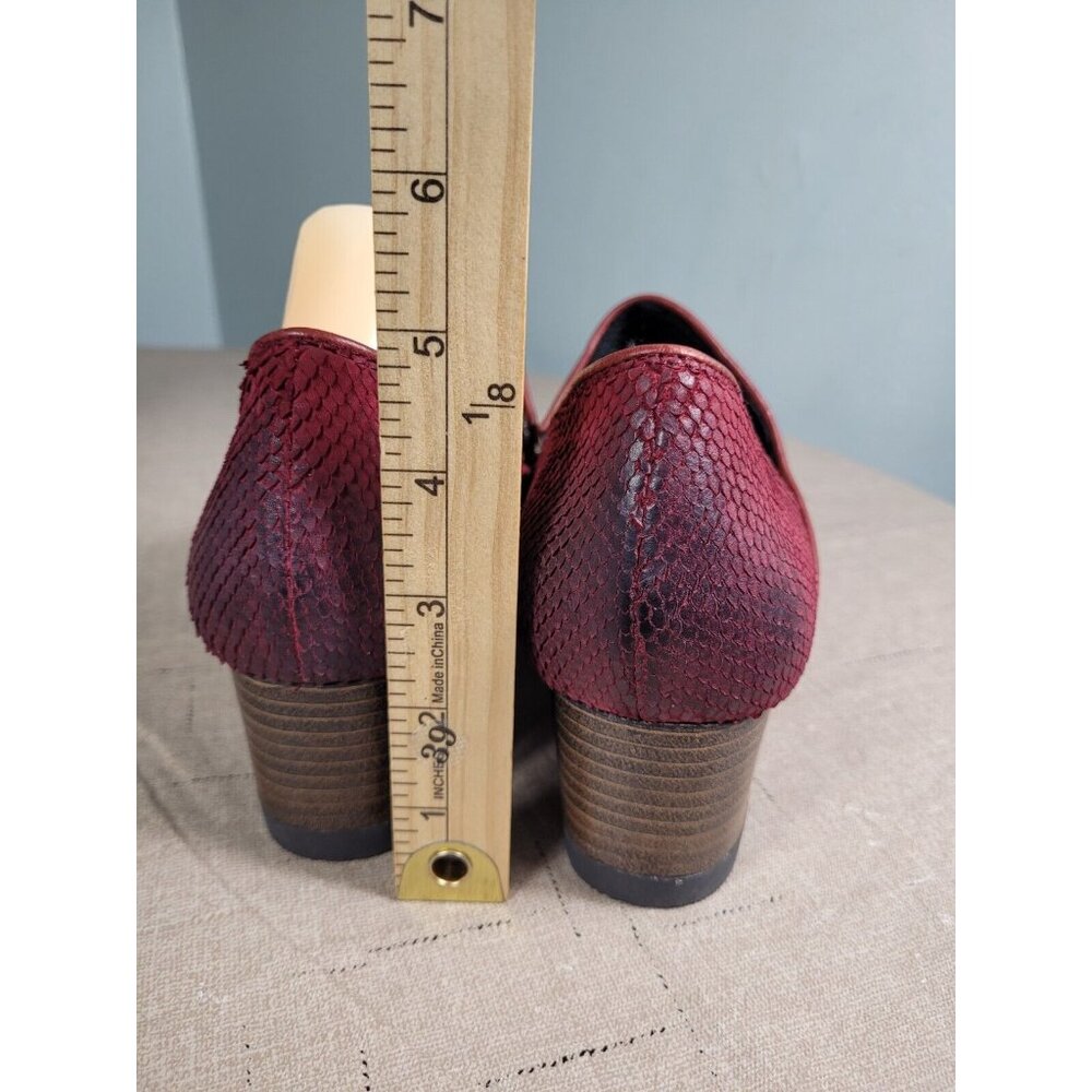 Bussola Women's Size 9 39 Ankle Boots Weyburn Willow Wedges Missouri Wine (869) - Picture 5 of 9